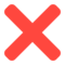 Cross Mark emoji on Mozilla